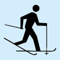cross-country skiing