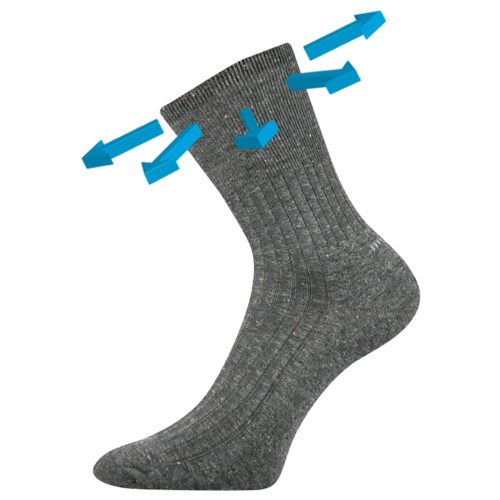 Medicine CORSA socks with soft cuff ANTHRACITE MELANGE VoXX 122157 L-11