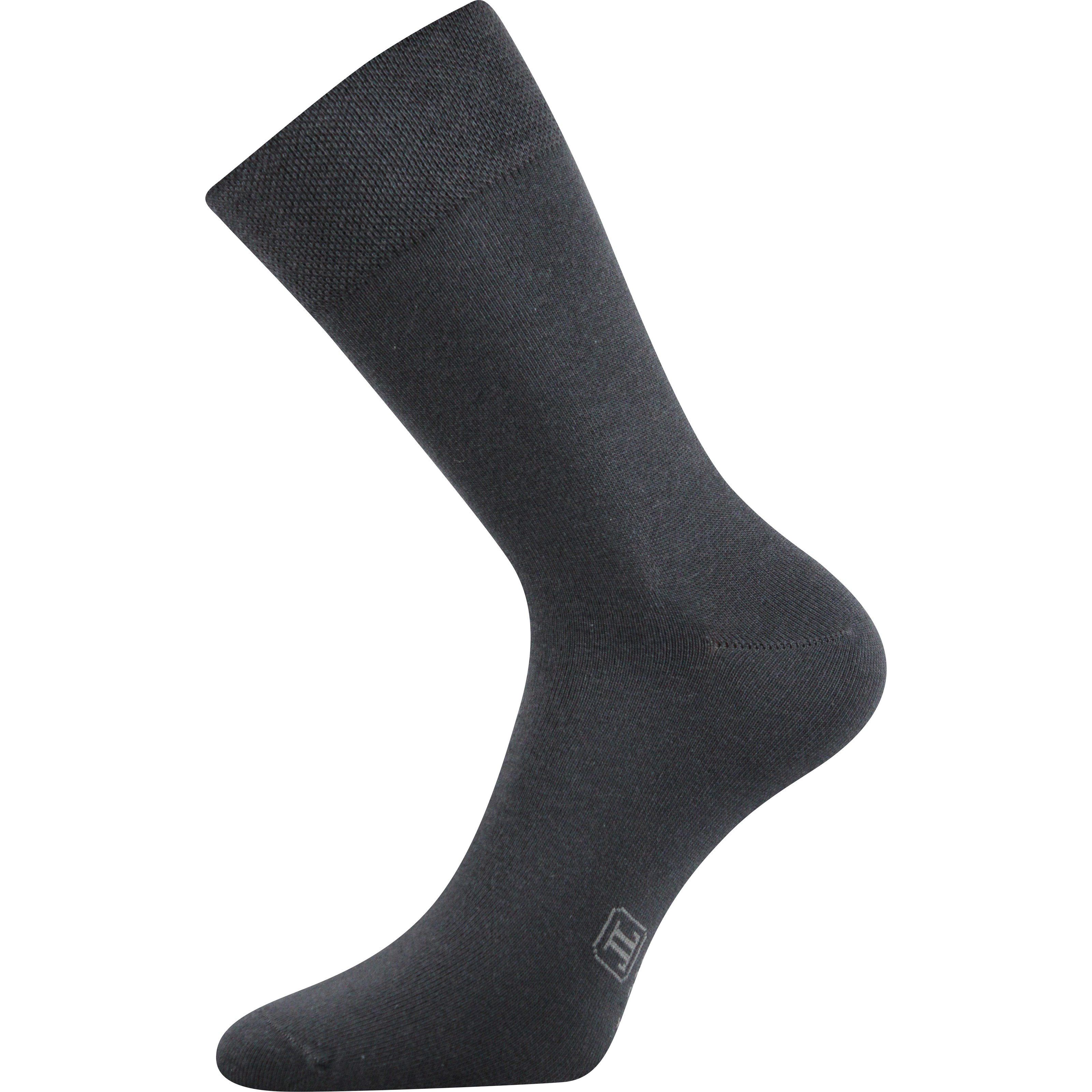 DECOLOR men's dress socks with silver DARK GREY Lonka 121246 L-11