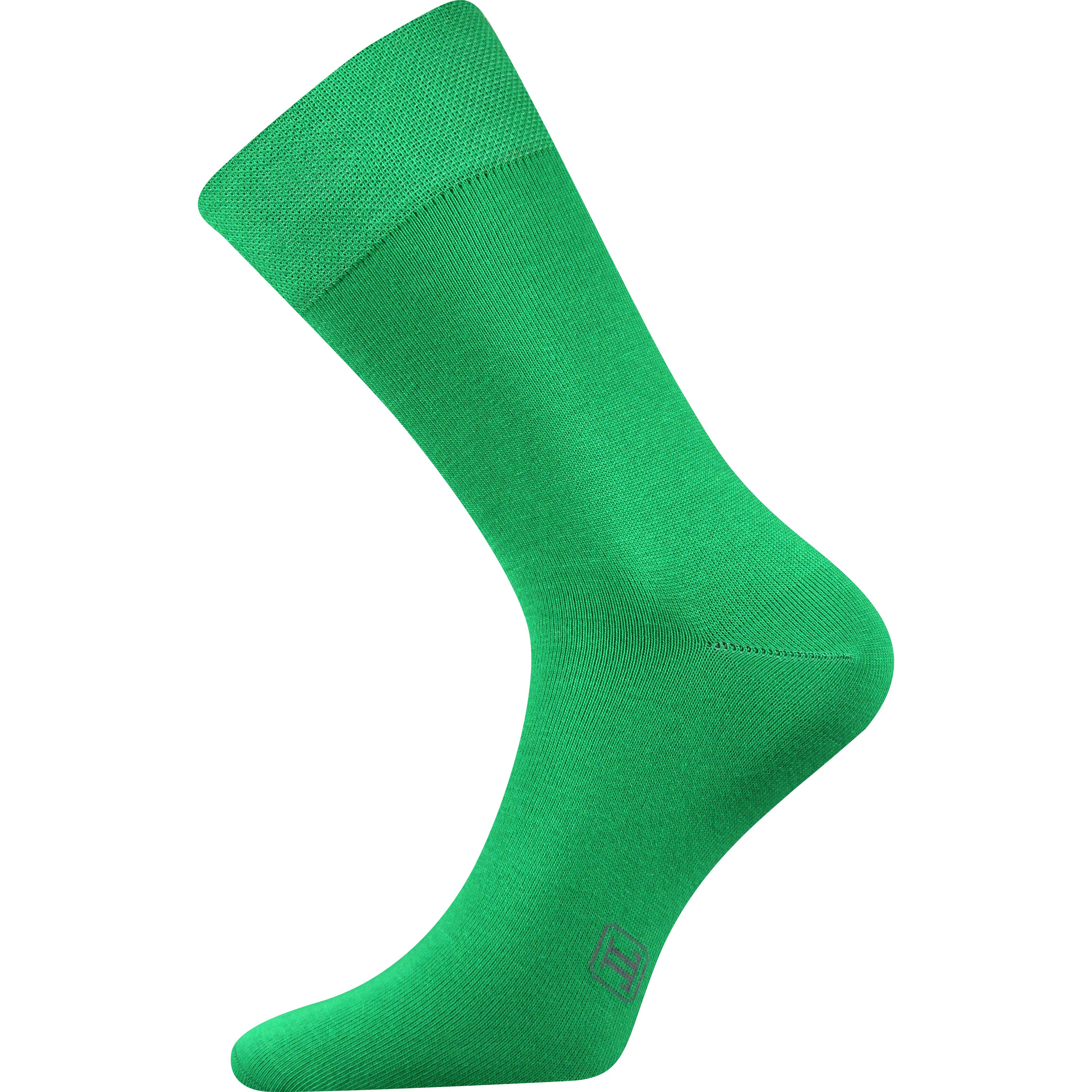 DECOLOR men's formal socks with silver GREEN Lonka 122254 L-11