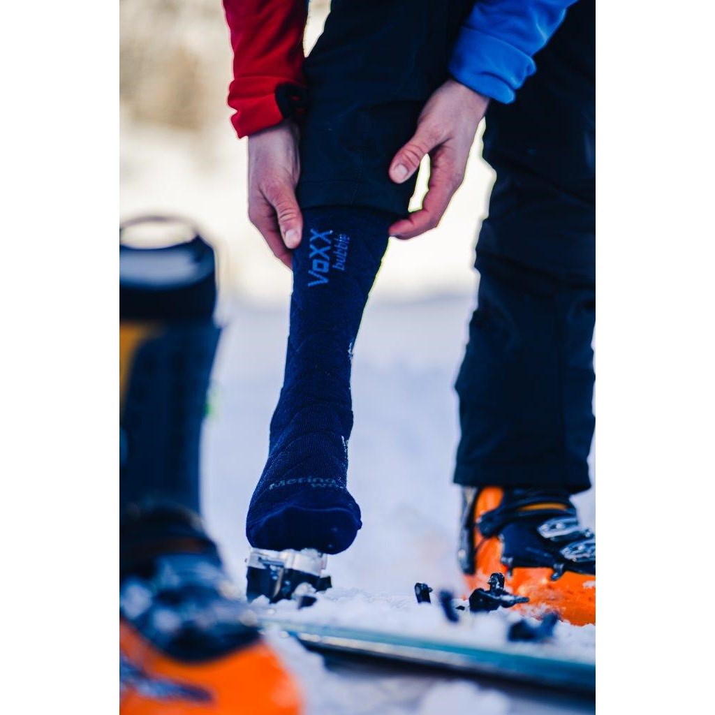 Thick double-layer socks made of merino FORCE with silver ions DARK BLUE VoXX 125166 L-11