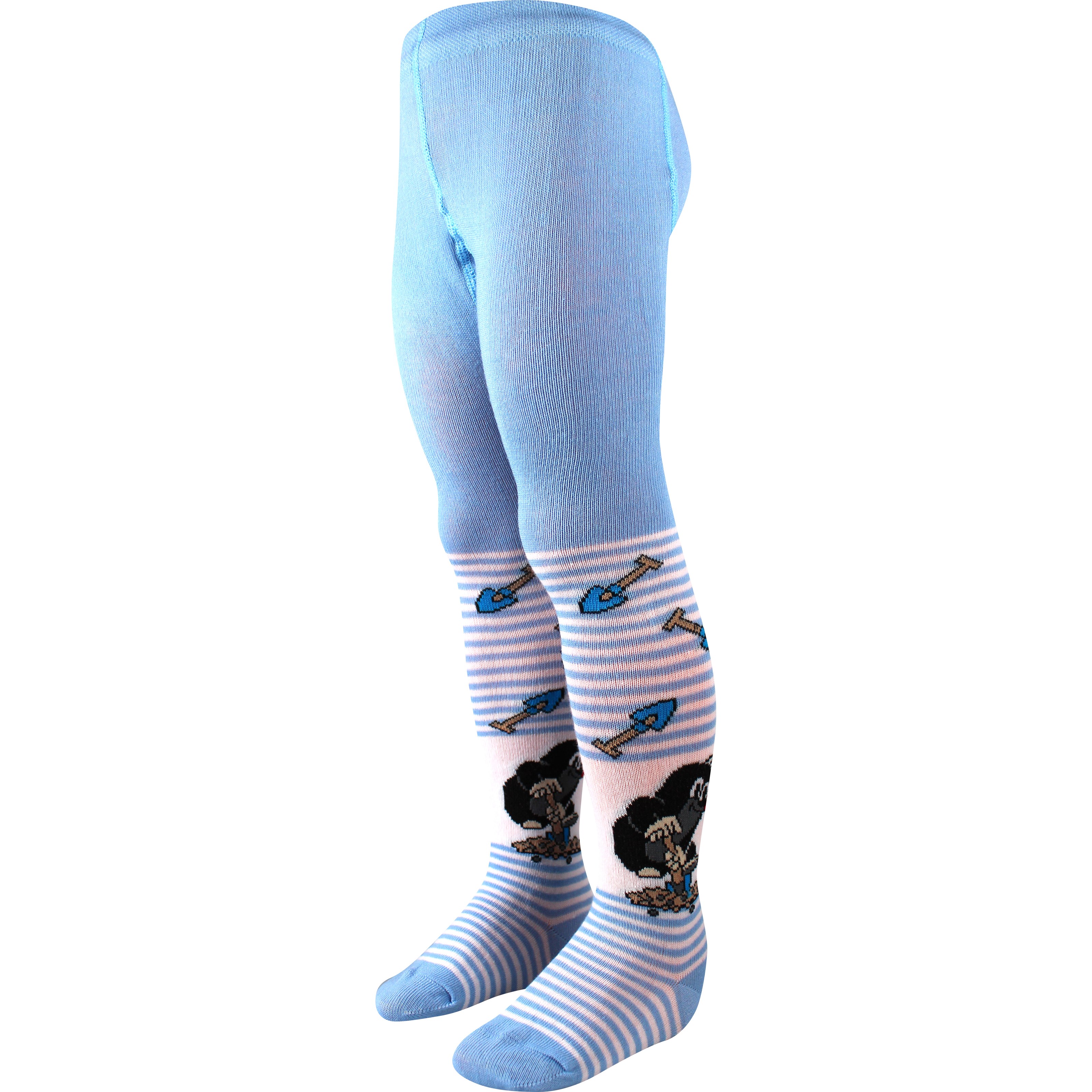 Children's tights KR 222 with Mole picture LIGHT BLUE BOMA 123229 L-11