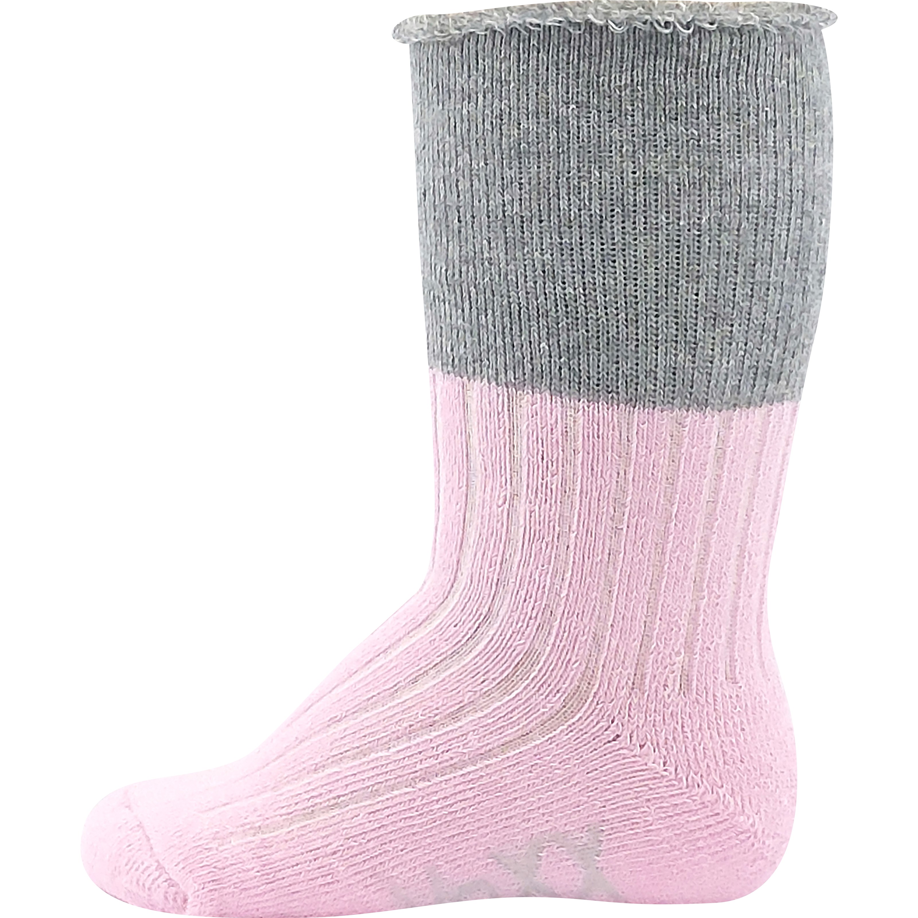 LUNIK colourful terry baby socks for girls (3 pairs) VoXX 122581 L-11