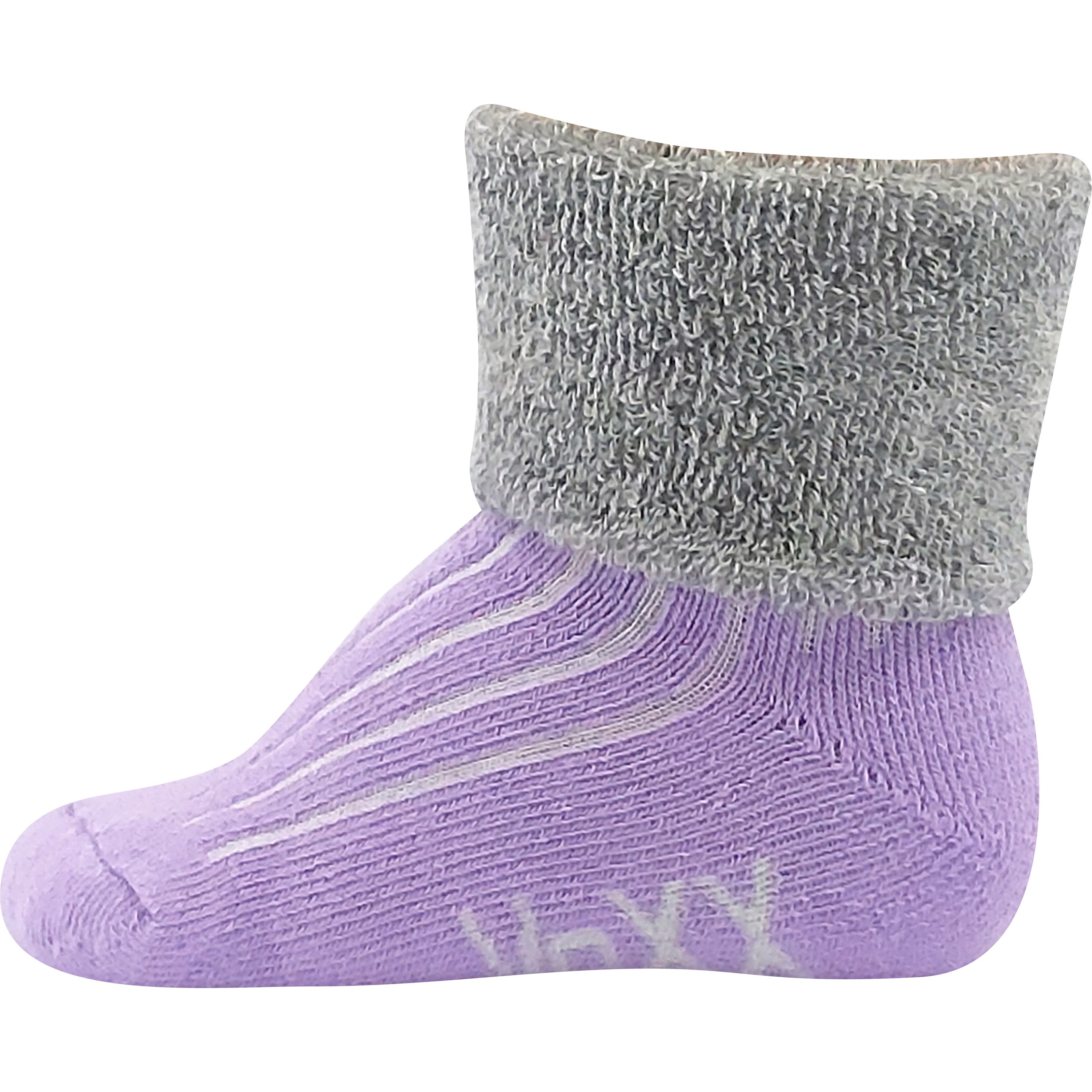 LUNIK colourful terry baby socks for girls (3 pairs) VoXX 122581 L-11