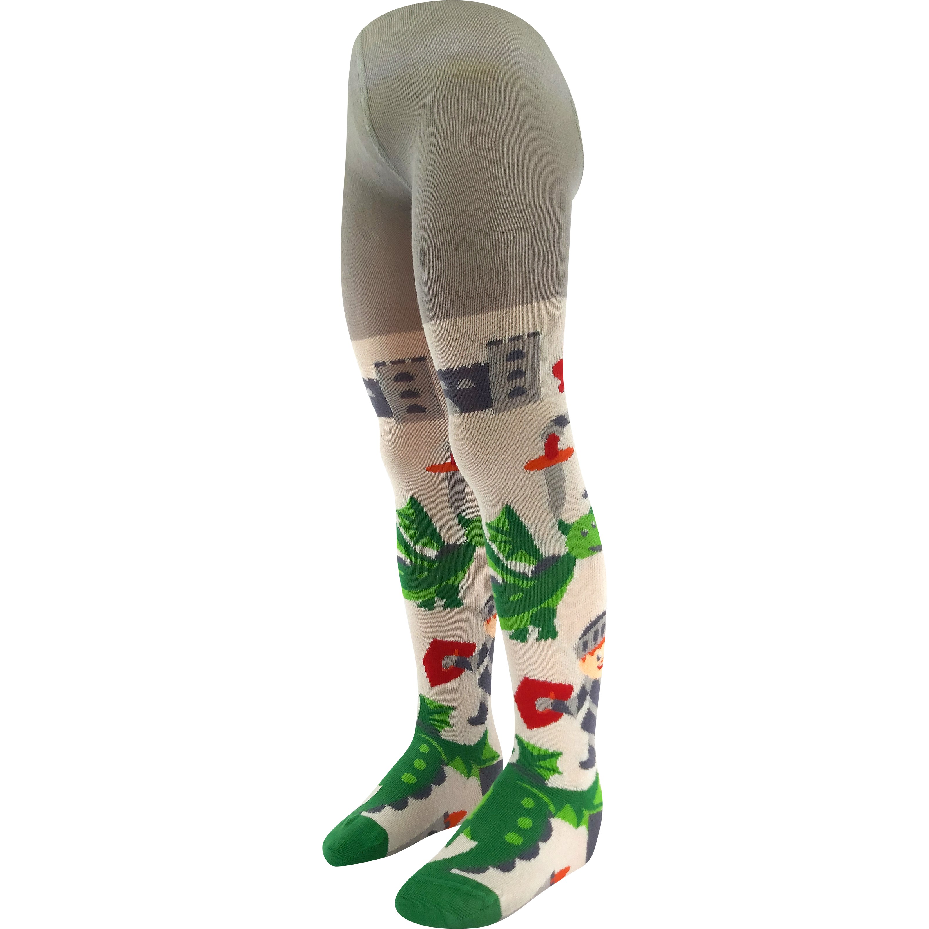 MAX children's tights with KNIGHT AND DRAGON design BOMA 121477 L-11