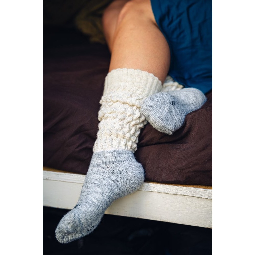 Women's winter socks NARVIK with merino and alpaca REŽNÉ MELÉ VoXX 125356 L-11