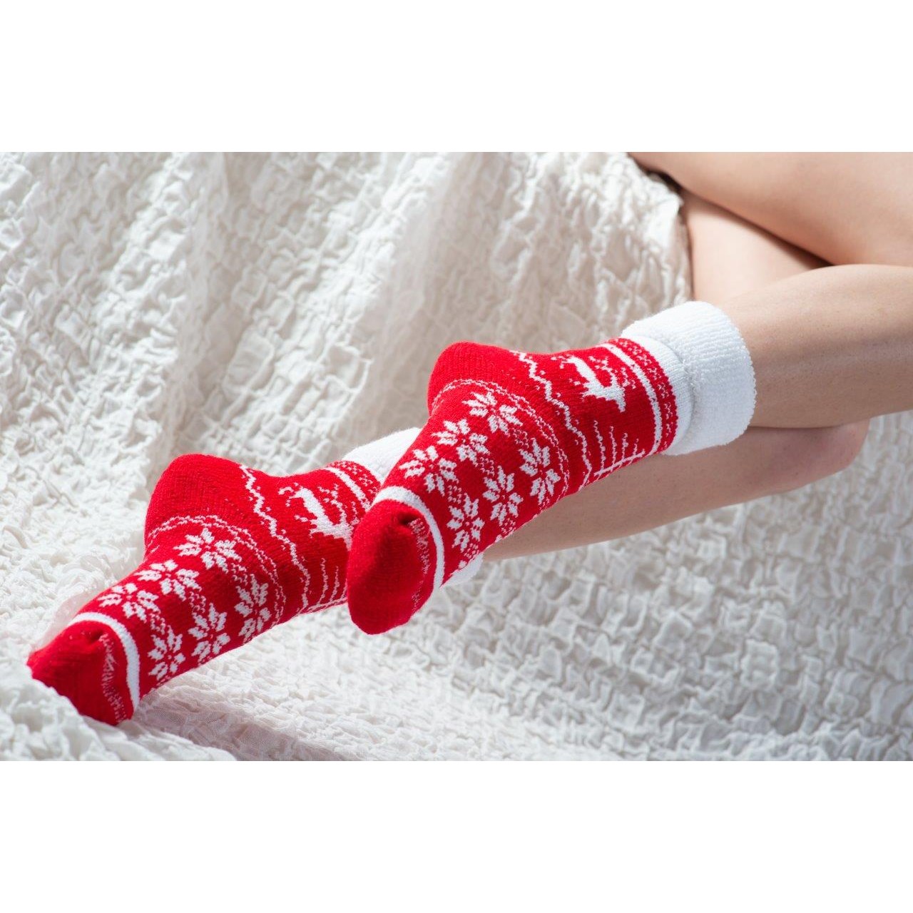 NORWAY thick winter wool socks, RED BOMA 123834 L-11