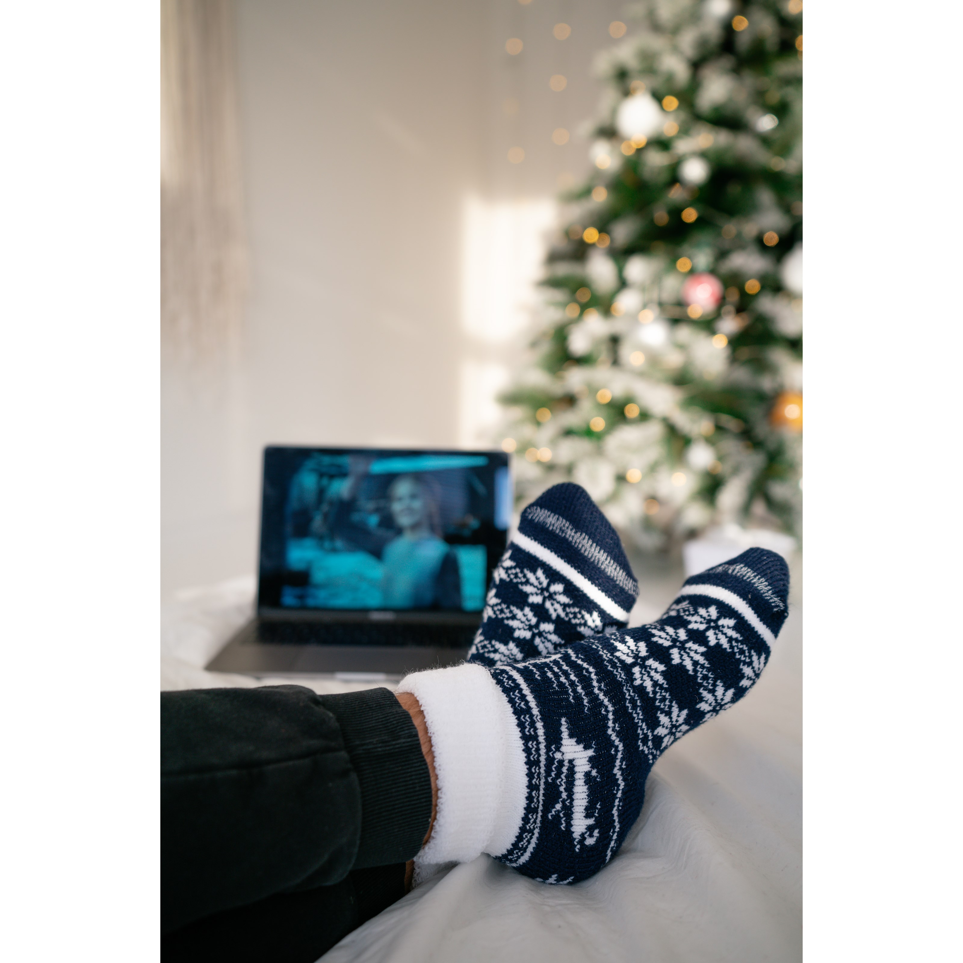 NORWAY thick winter wool socks, DARK BLUE BOMA 121174 L-11