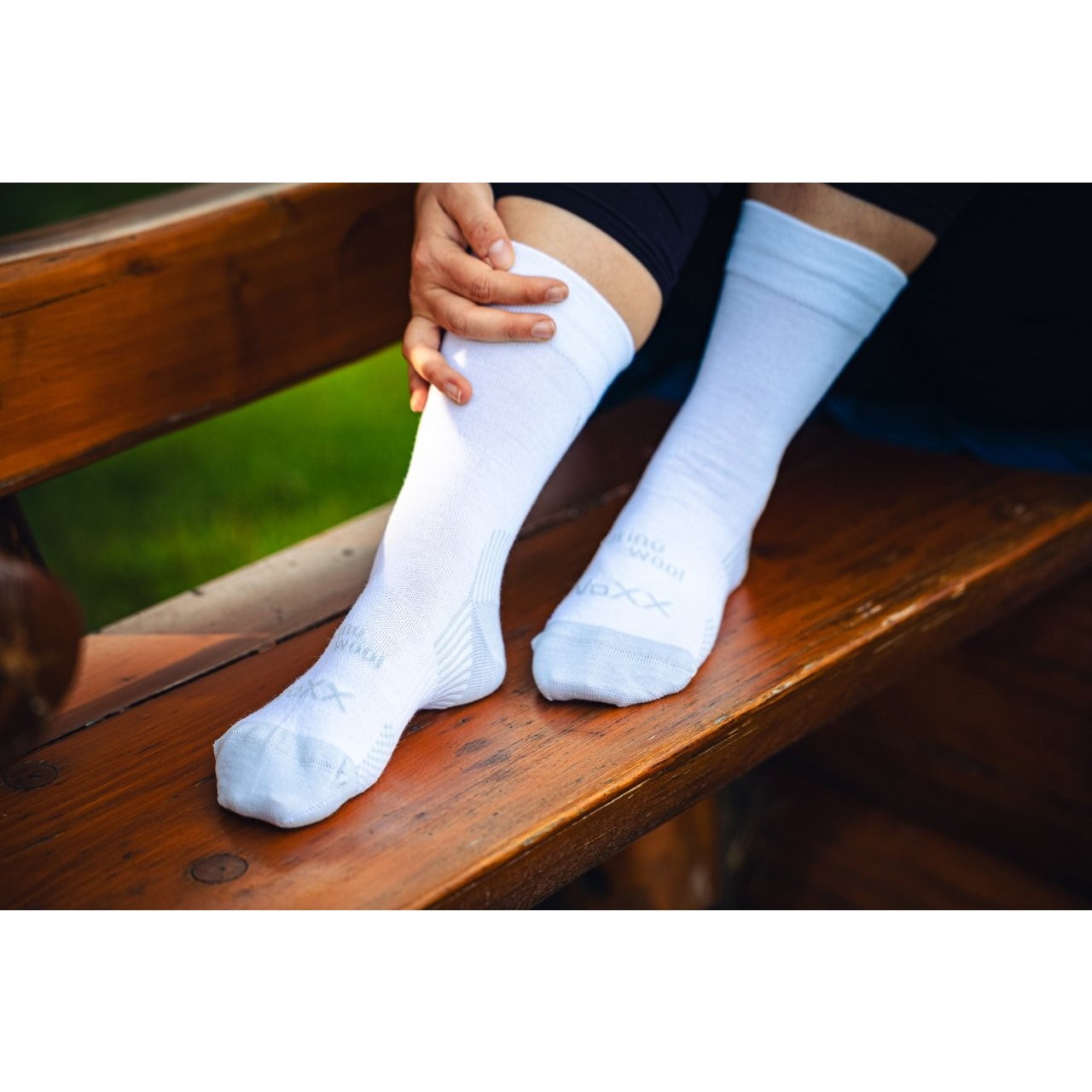 Thin merino socks OPTIMUS with silver ions WHITE VoXX 124016 L-11