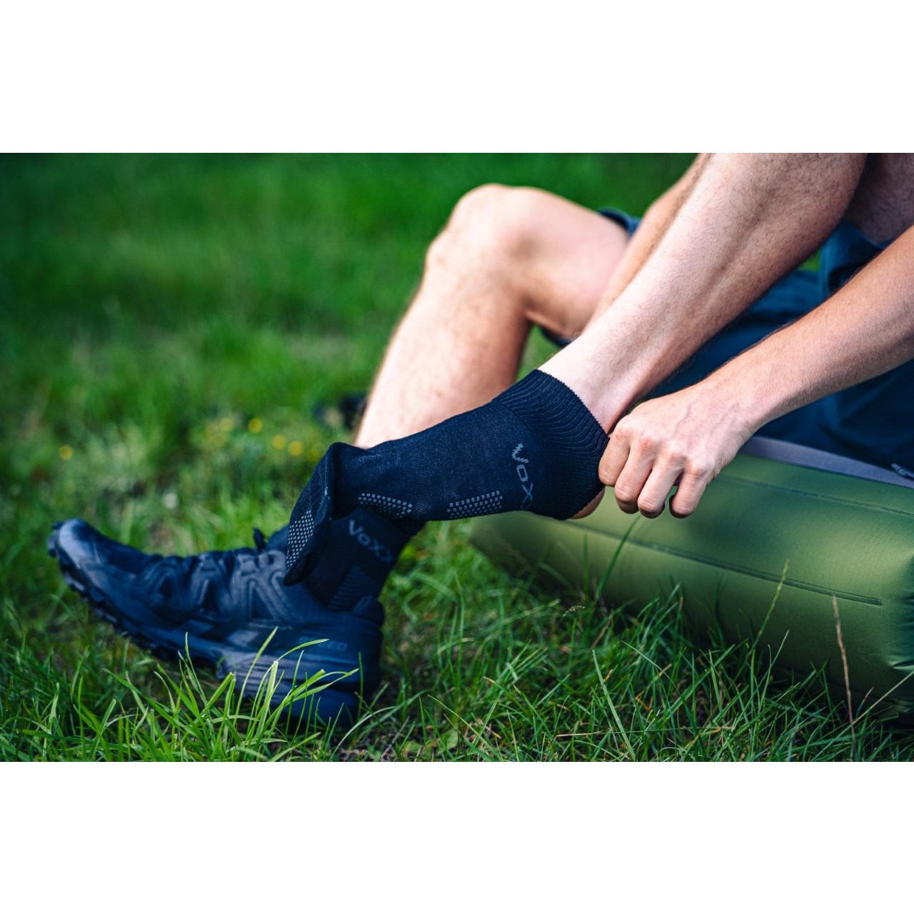 ORIONIS thin merino socks with silver ions BLACK VoXX 122403 L-11