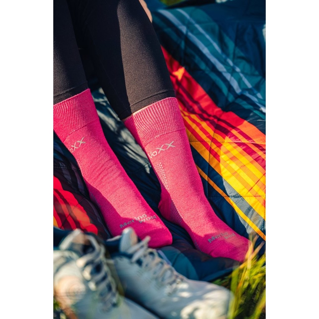Thin merino socks ORIONIS with silver ions FUXIA VoXX 121556 L-11