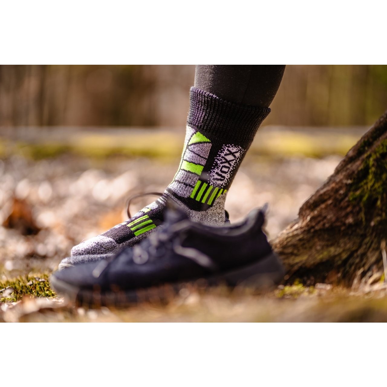 TRACTION wool winter thermal socks GREEN VoXX 123515 L-11