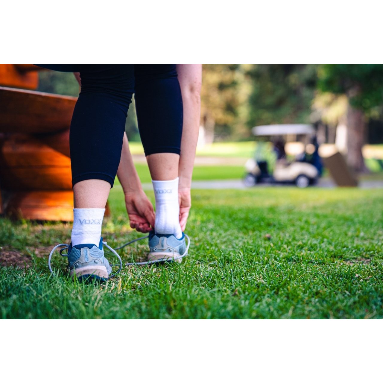 TWARIX SHORT merino sports socks with silver ions, WHITE VoXX 121805 L-11