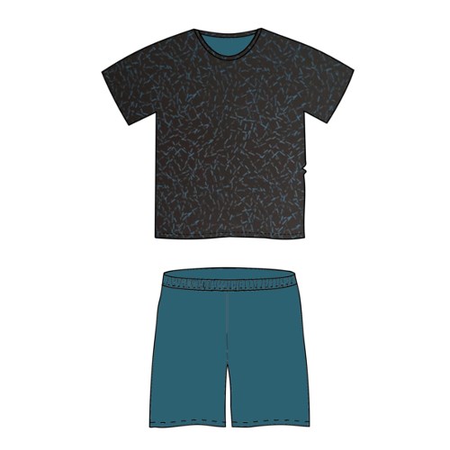 VENTOR short-sleeved pyjamas with a subtle pattern C-01 Lonka 125850 L-11