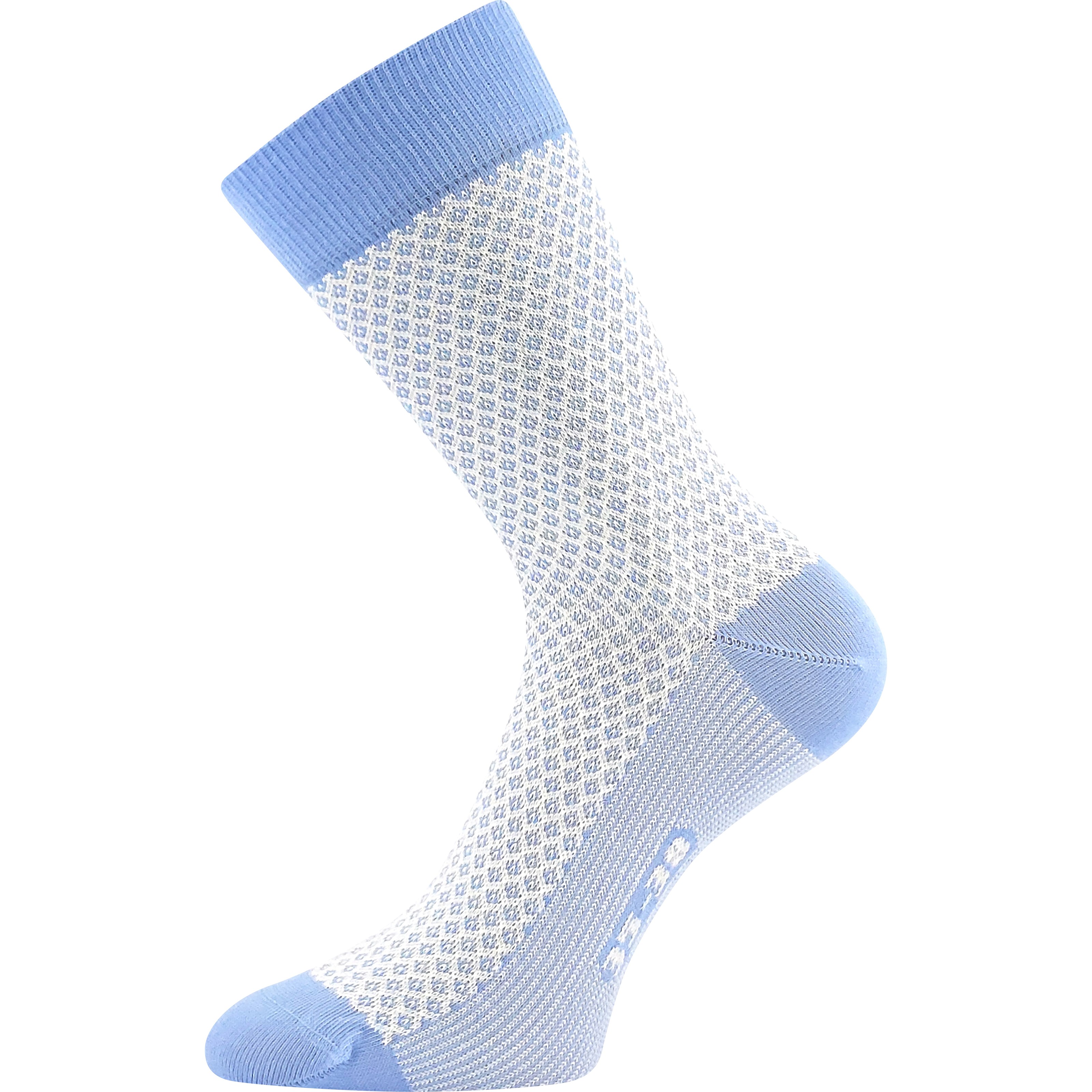 Lonka women's jacquard socks ANETA with cotton LIGHT BLUE | Fuski BOMA Lonka women's jacquard socks ANETA with cotton LIGHT BLUE | Fuski BOMA
