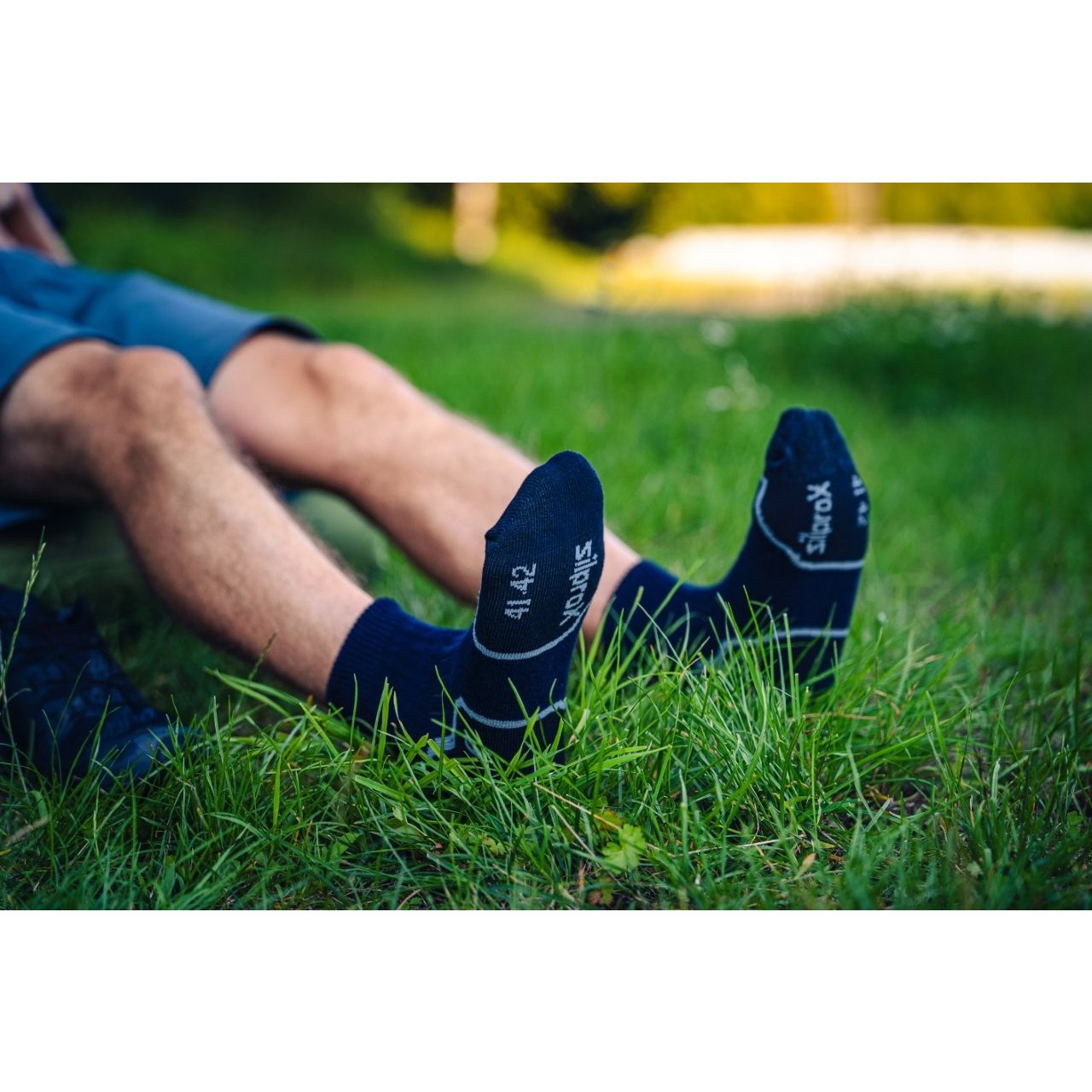 Thick socks with silver ions ZENITH anatomically shaped DARK BLUE VoXX 123168 L-11