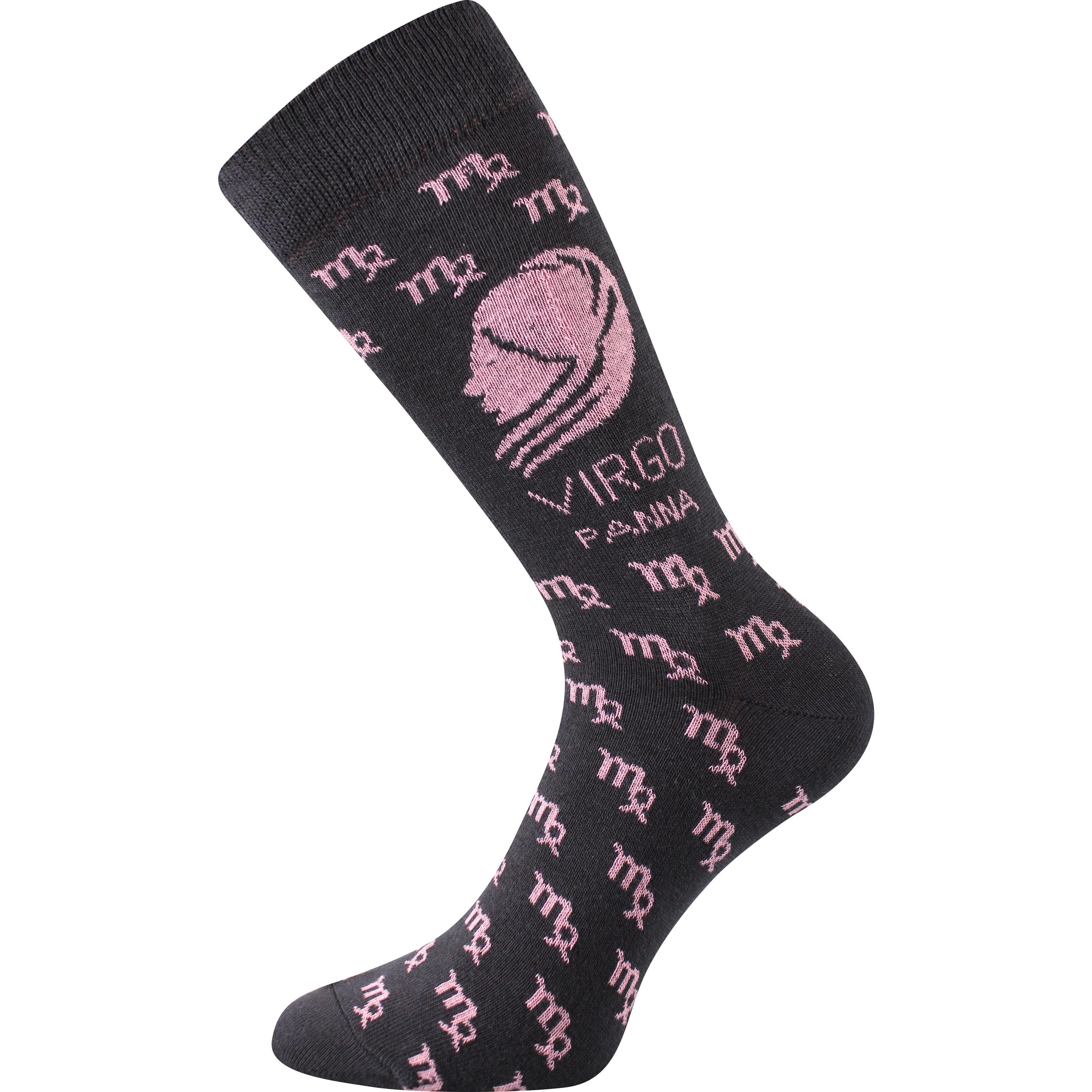 Socks with the ZODIAC sign in a dark grey PANNA box BOMA 123659 L-11