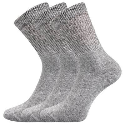 Trekking socks 012-41-39 I terry LIGHT GREY