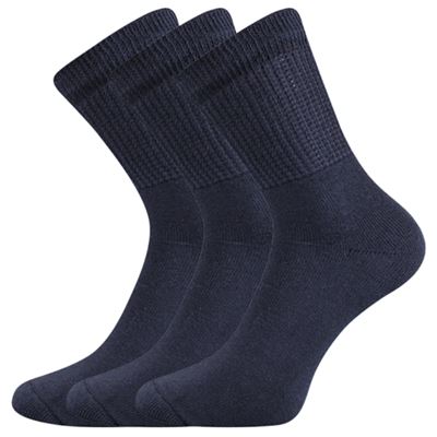 Trekking socks 012-41-39 I terry cloth DARK BLUE