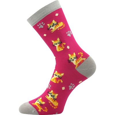 Children's socks 057-21-43 XVII with pictures GIRLS mix D (3 pairs)