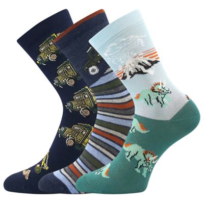 Children's socks 057-21-43 XVII with pictures BOYS' mix A (3 pairs)