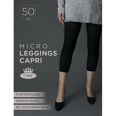 MICRO leggings capri 50 DEN NERO (black)