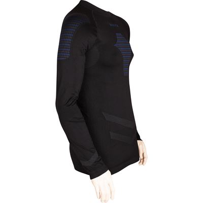 ActivePro 02 men's functional double-layer long-sleeved T-shirt BLACK