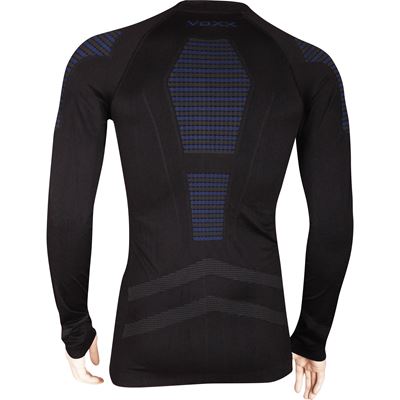 ActivePro 02 men's functional double-layer long-sleeved T-shirt BLACK