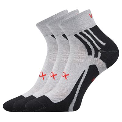 Thin ABRA socks with silver LIGHT GREY