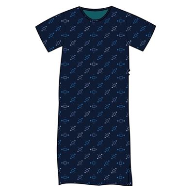 ACTOR short-sleeved night shirt with subtle pattern B-01