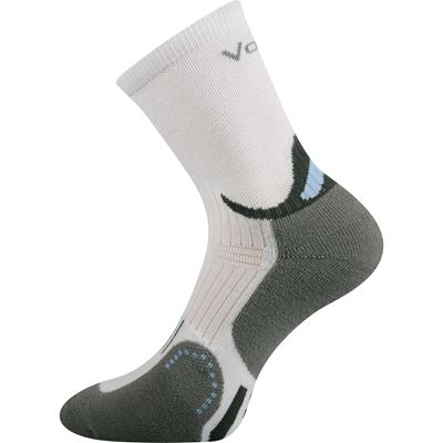 ACTROS white sports socks with silver