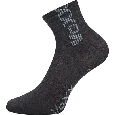ADVENTURIK children's socks with silver DARK GREY MELANGE