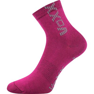 ADVENTURIK children's socks with silver FUXIA