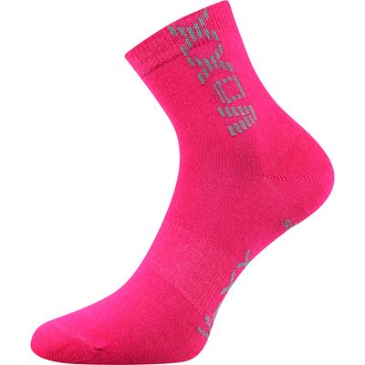 ADVENTURIK children's socks with silver MAGENTA