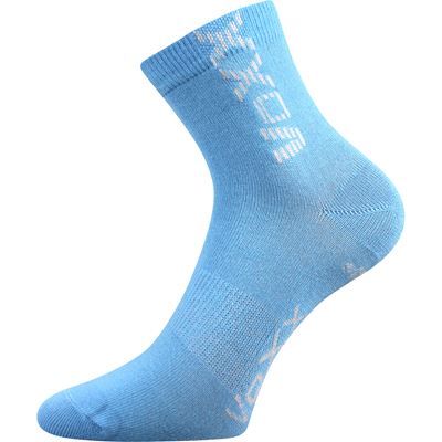 ADVENTURIK children's socks with silver LIGHT BLUE