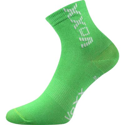 ADVENTURIK children's socks with silver LIGHT GREEN