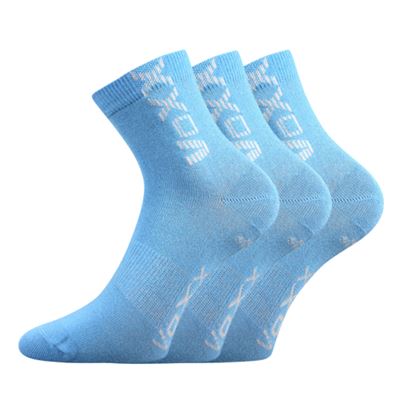 ADVENTURIK children's socks with silver LIGHT BLUE