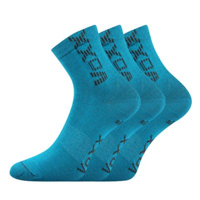 ADVENTURIK children's socks with silver DARK TURQUOISE