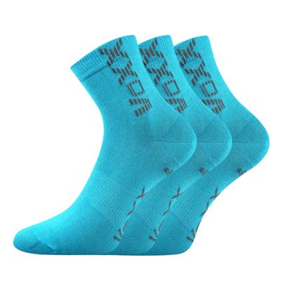 ADVENTURIK children's socks with silver TURQUOISE