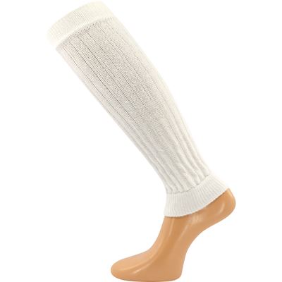 Socks - calf sleeves, sports, AEROBIC, for fitness, WHITE