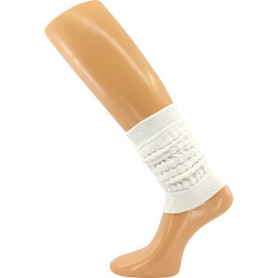 Socks - calf sleeves, sports, AEROBIC, for fitness, WHITE