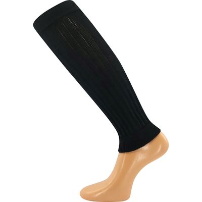 Socks - calf sleeves, sports, AEROBIC, for fitness, BLACK