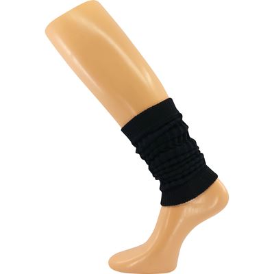 Socks - calf sleeves, sports, AEROBIC, for fitness, BLACK