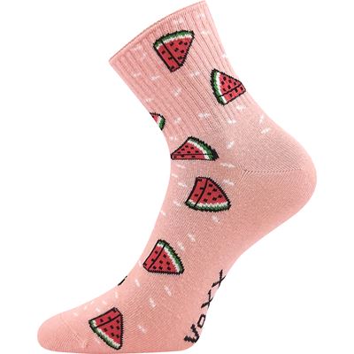 AGAPI women's summer socks with WATERMELON designs