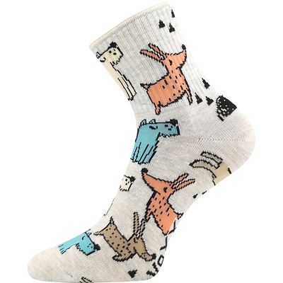 AGAPI women's summer socks with DOGS pictures