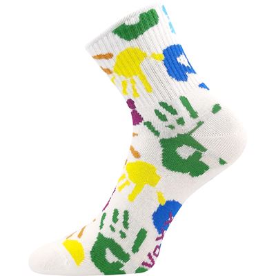 AGAPI women's summer socks with PALM PRINT designs