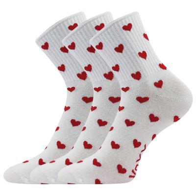 AGAPI women's summer socks with HEART designs