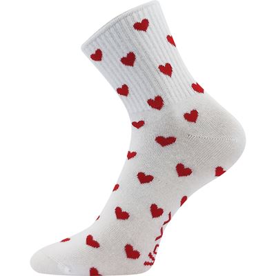 AGAPI women's summer socks with HEART designs