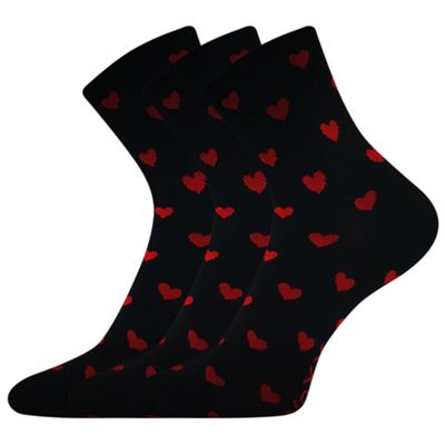AGAPI women's summer socks with HEART designs 2