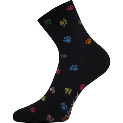 AGAPI women's summer socks with paw print designs